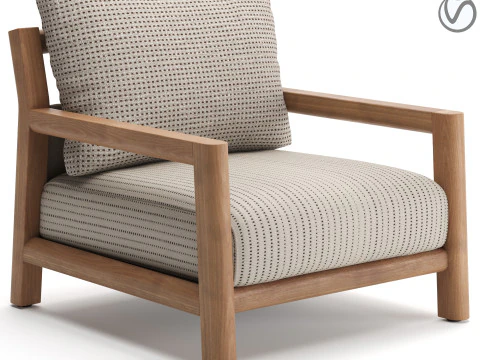 पाब्लो आउटडोर आर्मचेयर 3D मॉडल