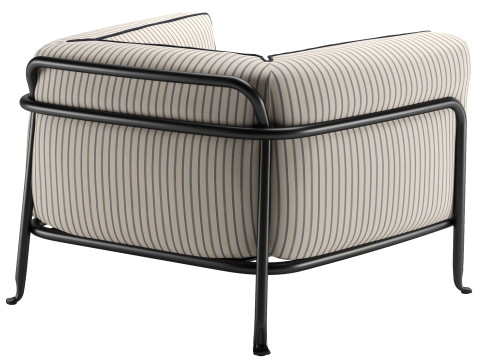 Fauteuil d'ext&eacute;rieur Borea Modèle 3D