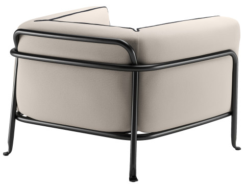 Fauteuil d'ext&eacute;rieur Borea Modèle 3D