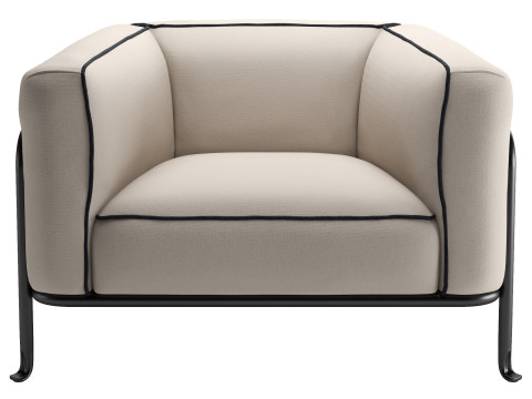Fauteuil d'ext&eacute;rieur Borea Modèle 3D