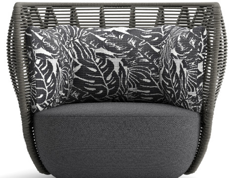 Bay Outdoor Armchair V1 3D Model