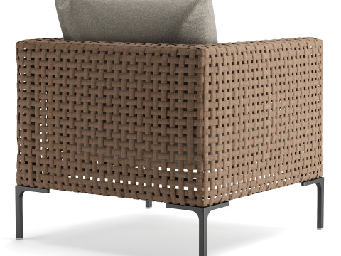 Крісло Charles Outdoor 3D Модель