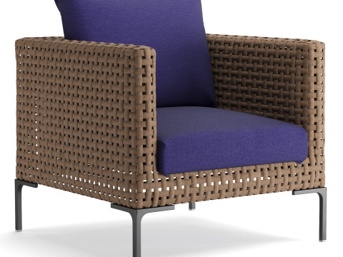 Крісло Charles Outdoor 3D Модель