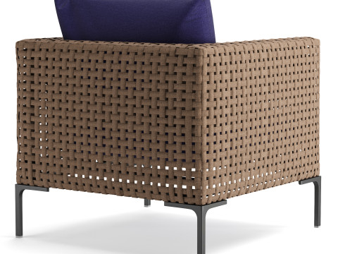 Крісло Charles Outdoor 3D Модель