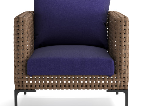 Крісло Charles Outdoor 3D Модель