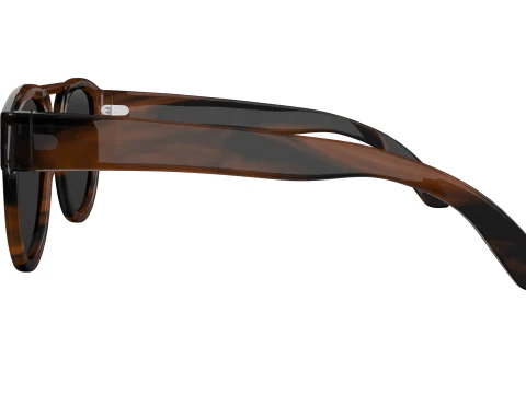 Stylish Eyewear Tortoise Shell Sunglasses Low-poly 3D Model