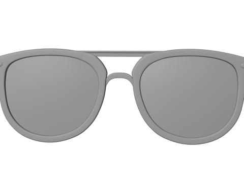 Stylish Eyewear Tortoise Shell Sunglasses Low-poly 3D Модель