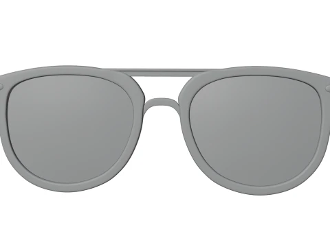 Stylish Eyewear Tortoise Shell Sunglasses Low-poly 3D Model