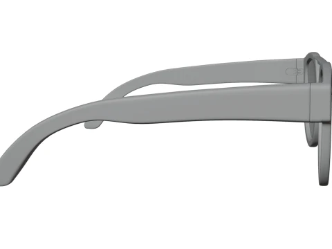 Stylish Eyewear Tortoise Shell Sunglasses Low-poly 3D Model