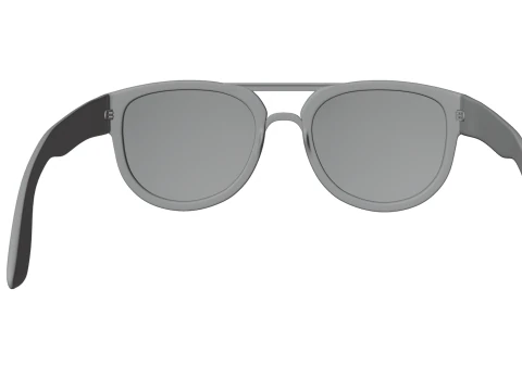 Stylish Eyewear Tortoise Shell Sunglasses Low-poly 3D Model