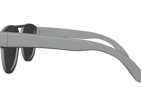 Stylish Eyewear Tortoise Shell Sunglasses Low-poly 3D Model