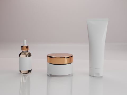 Cosmetic Bottles and Tube Set 3D Модель