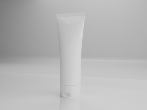 Cosmetic Bottles and Tube Set 3D Модель