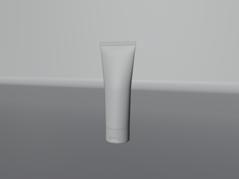 Cosmetic Bottles and Tube Set 3D Модель
