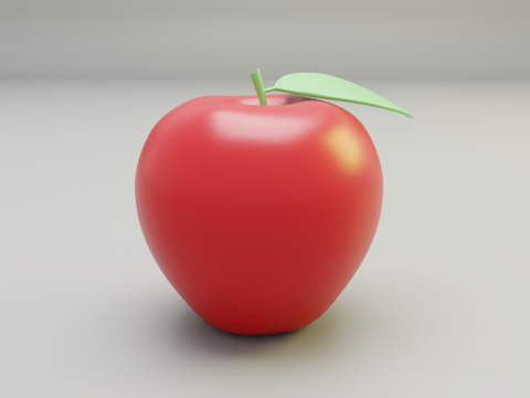 Cartoon fruit Low-poly 3D Model