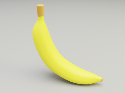 Cartoon fruit Low-poly 3D Model