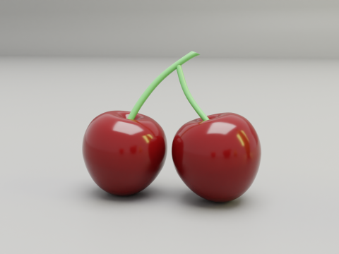 Cartoon fruit Low-poly 3D Model