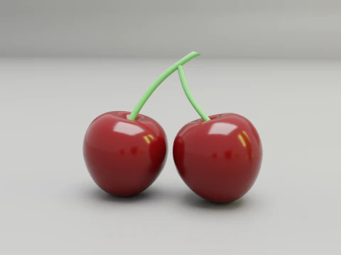 Cartoon fruit Low-poly 3D Model