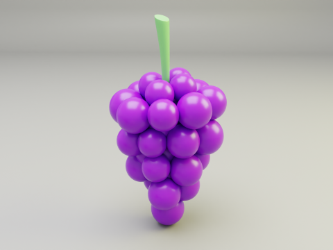Cartoon fruit Low-poly 3D Model