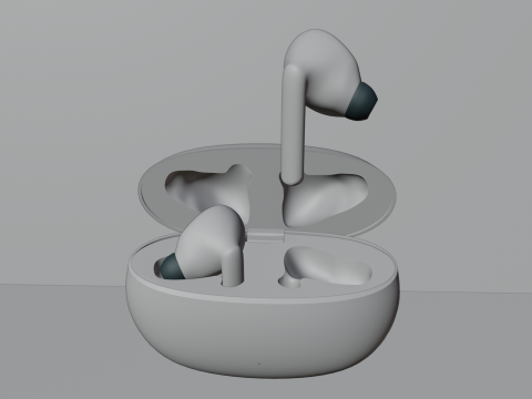 Lenovo xt88 Wireless earbuds with case 3D Модель