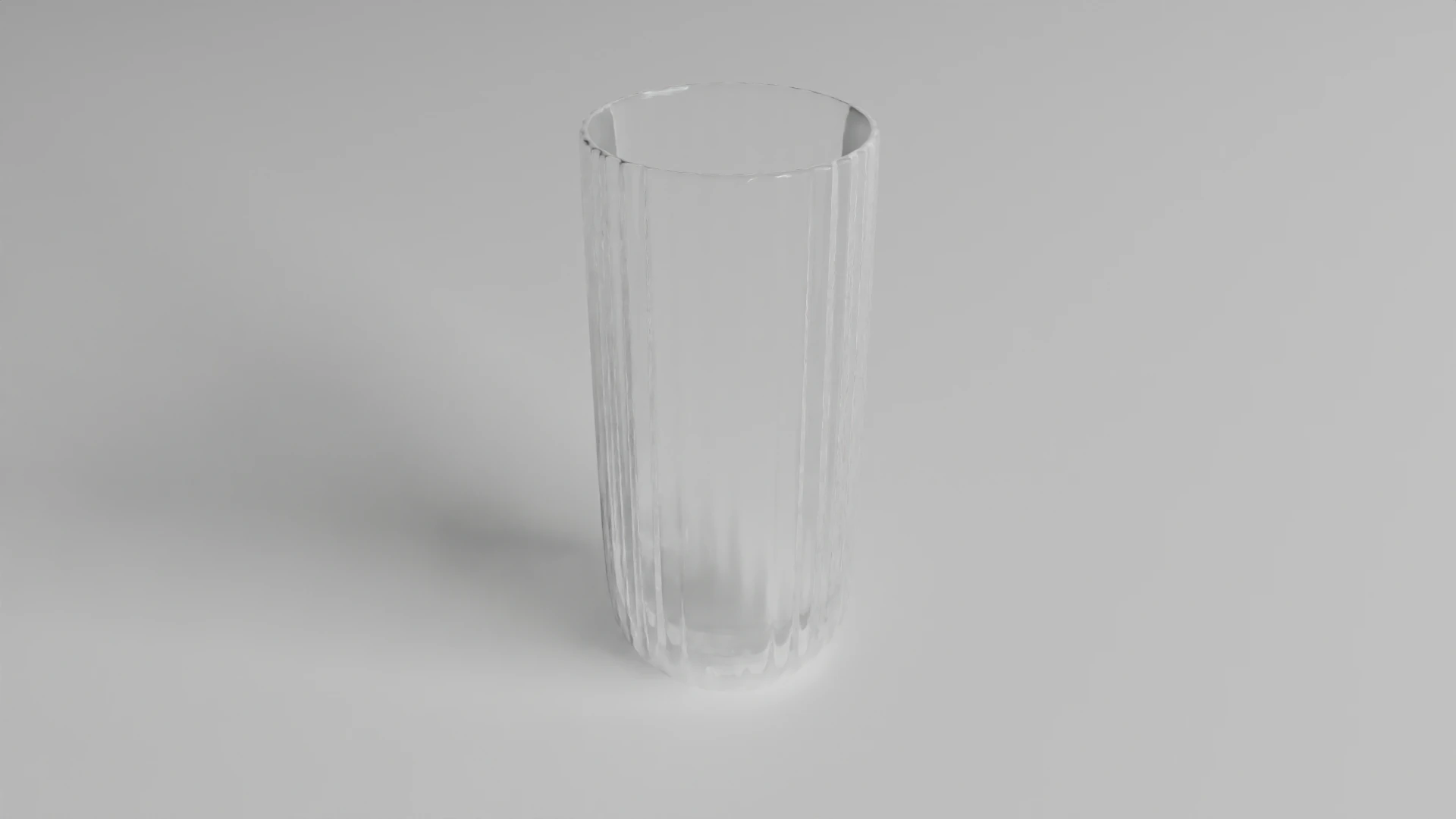 Elegant Glass Drinking Cup 3D Model .c4d .max .obj .3ds .fbx .stl .blend 