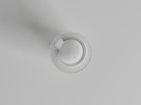 Elegant Glass Drinking Cup Modelo 3D