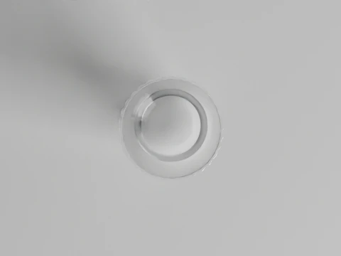 Elegant Glass Drinking Cup 3D Model