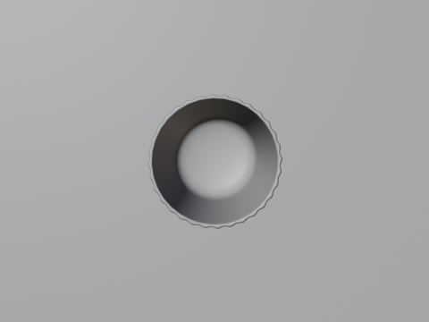 Elegant Glass Drinking Cup Modelo 3D