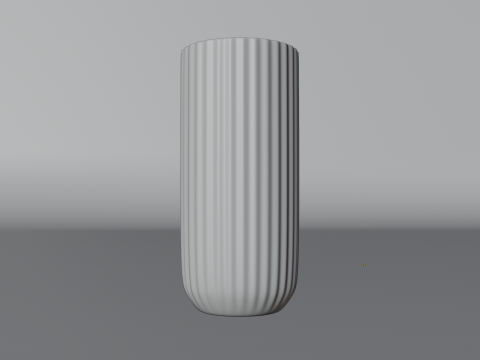 Elegant Glass Drinking Cup Modelo 3D