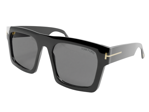 Tom F FT0711 3D Sunglasses Model Low-poly 3D Модель