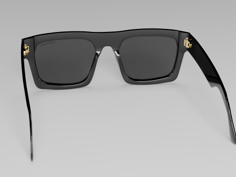 Tom F FT0711 3D Sunglasses Model Low-poly 3D Модель