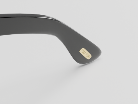 Tom F FT0711 3D Sunglasses Model Low-poly 3D Модель