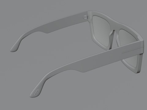 Tom F FT0711 3D Sunglasses Model Low-poly 3D Модель