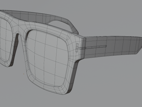 Tom F FT0711 3D Sunglasses Model Low-poly 3D Модель