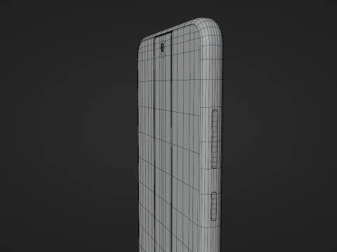 Modern Generic Smartphone 3D Model