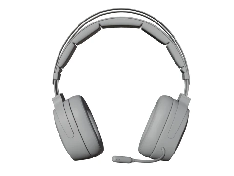 Modern Wireless Gaming Headphones with LED Light and Boom Mic 3D Model
