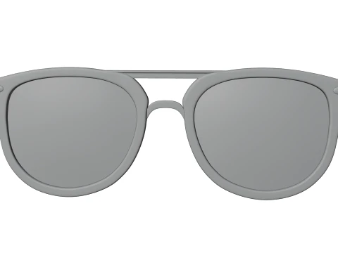 Stylish Eyewear Tortoise Shell Sunglasses Low-poly 3D Model