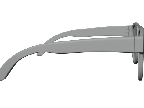 Stylish Eyewear Tortoise Shell Sunglasses Low-poly 3D Model