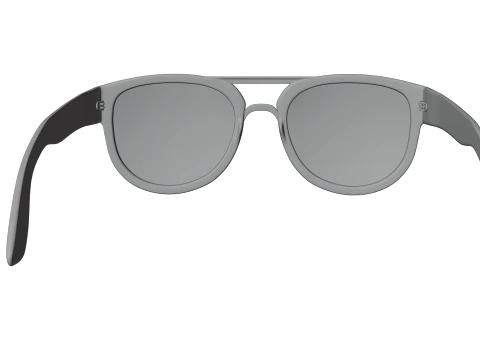 Stylish Eyewear Tortoise Shell Sunglasses Low-poly 3D Model