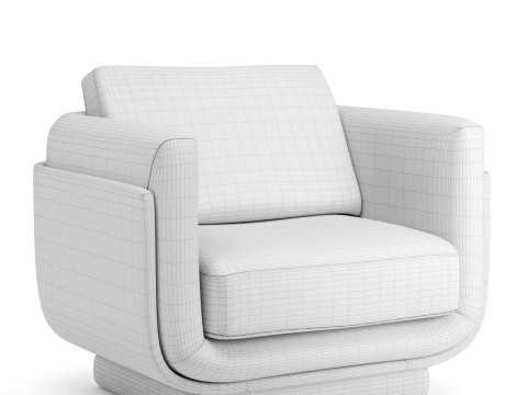 Ebisu Armchair by Charlotte Biltgen Modèle 3D