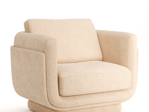 Ebisu Armchair by Charlotte Biltgen Modèle 3D