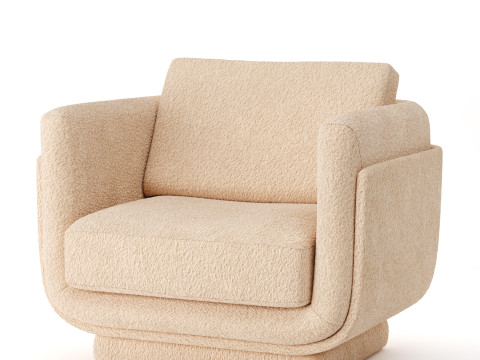 Ebisu Armchair by Charlotte Biltgen Modèle 3D