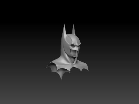 BATMAN MASK FOR 3D PRINT Model Cetak 3D