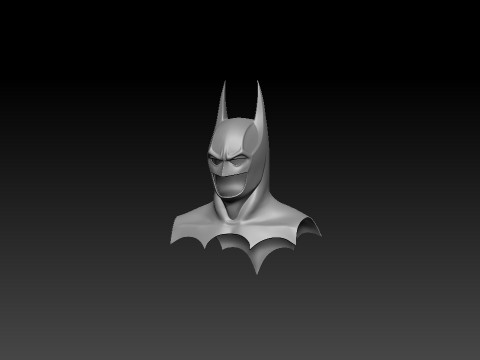 BATMAN MASK FOR 3D PRINT Model Cetak 3D