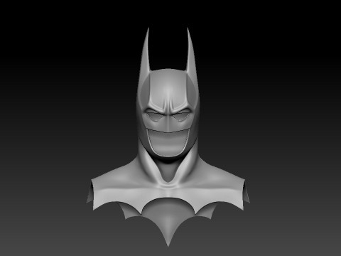 BATMAN MASK FOR 3D PRINT Model Cetak 3D
