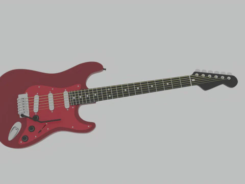 Chitarra Modello 3D