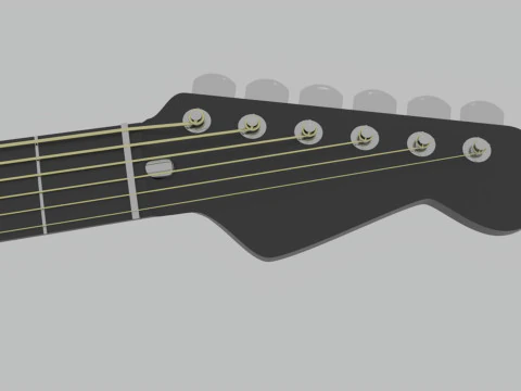 Guitar 3D Model