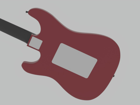 Guitar 3Dモデル