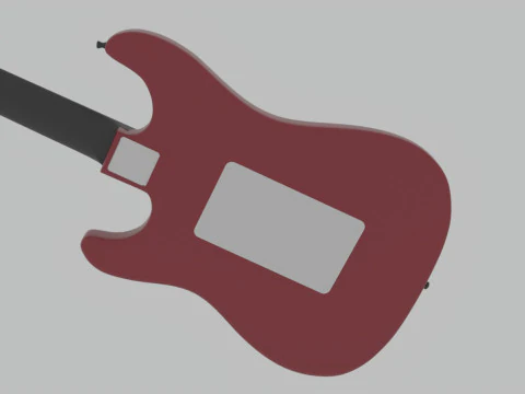 Guitar 3D Model