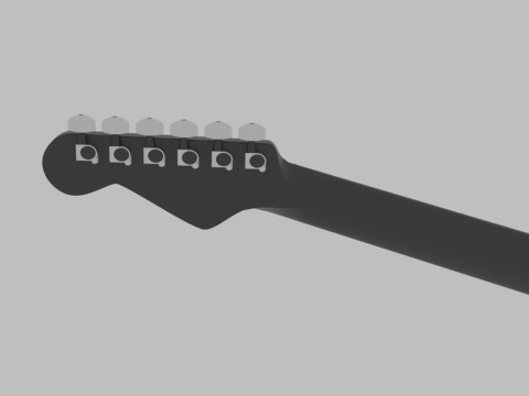 Guitar 3Dモデル